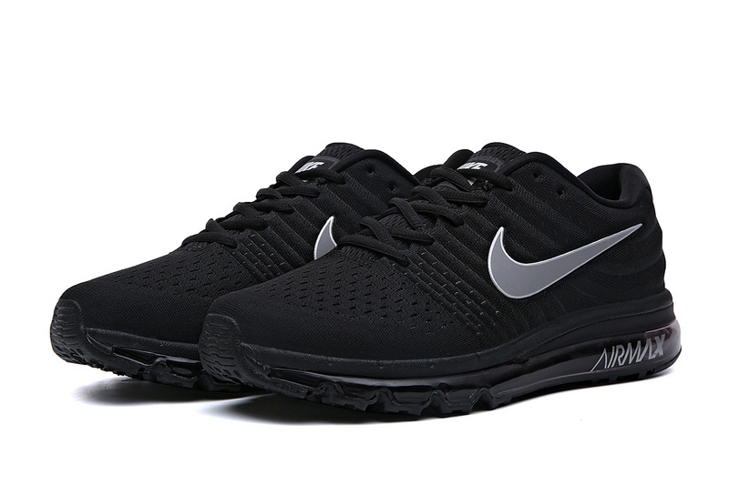 nike air max 2017 black running shoes