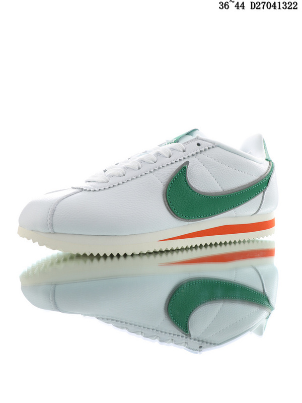 nike cortez green and orange